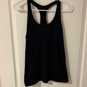 Nike Women's Black Tank Top with Canada Print